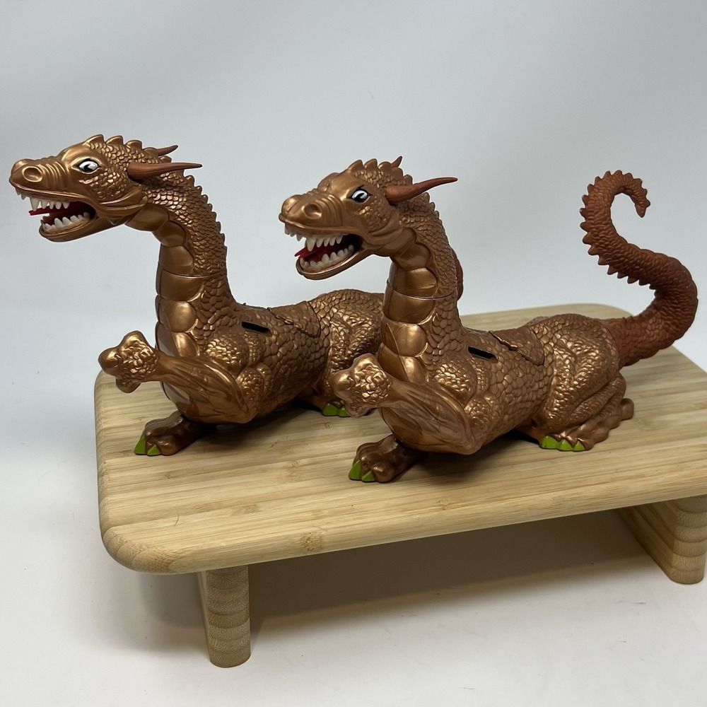 Advanced Dungeons & Dragons 1983 BRONZE DRAGON Flying Dragons Set‎ Of 2 Naked